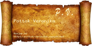 Pottok Veronika névjegykártya