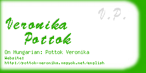 veronika pottok business card